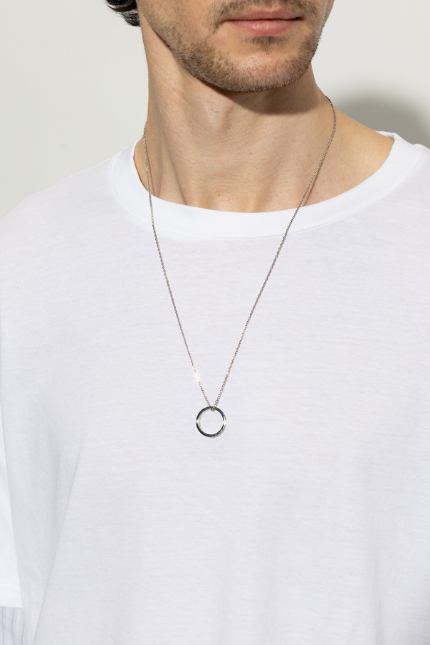 ネックレス・ペンダント MAISON MARGIELA 925 SILVER NECKLACE MM6 Maison Margiela Numeric Minimal Signature polished